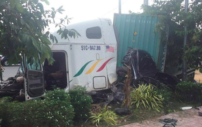 Tài xế container gây tai nạn thương tâm khiến 5 người tử vong ở Tây Ninh khai do buồn ngủ nên không làm chủ được tay lái Ảnh 2