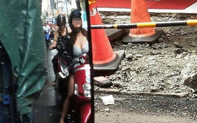 Đăng ảnh khiếu nại việc sửa đường nhưng dân mạng lại chỉ chú ý tới điều này Ảnh 2