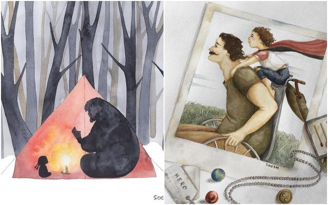 Bộ tranh nhân Ngày của Bố: Siêu anh hùng là có thật, người đó mang tên Bố Ảnh 2