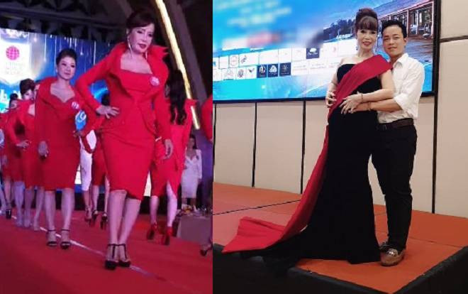 Sau 'cú lừa' mang bầu ngoạn mục, cô dâu 62 tiếp tục gây sốc khi khoe ảnh đi thi Hoa hậu ở Indonesia Ảnh 2