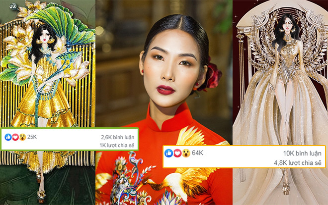 Top 10 thiết kế dẫn đầu bình chọn National Costume: Mẫu Hoàng Thùy ưng ý bao nhiêu điểm? Ảnh 2
