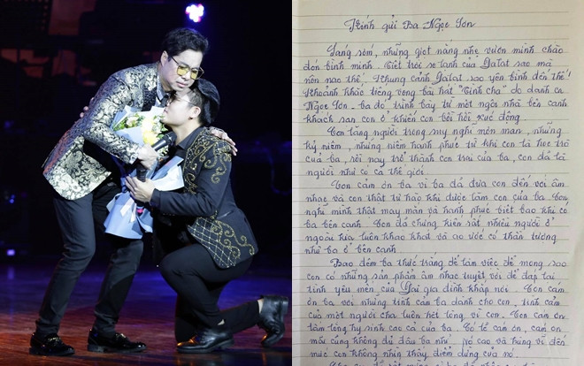 Danh ca Ngọc Sơn hé lộ tâm thư con trai Duy Cường viết tay tặng ba đúng dịp ngày của cha Ảnh 2