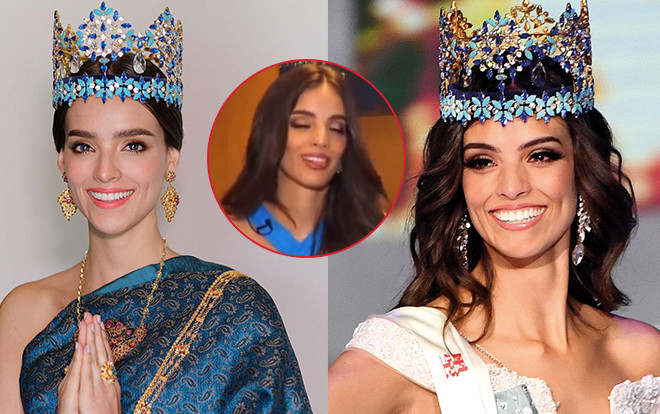 Lộ clip Hoa hậu Thế giới 2018 nói tiếng Anh dở tệ: Không thể tự giải thích Dự án nhân ái? Ảnh 2