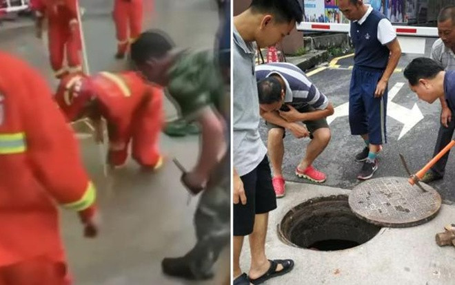 Nhầm hố ga là vũng nước nên nhảy vào, bé gái 3 tuổi tử vong thương tâm Ảnh 2