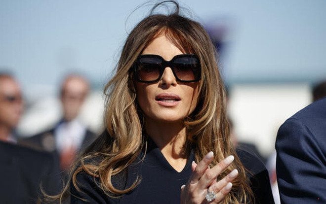 Lý do bà Melania Trump thường đeo kính râm mỗi lần xuất hiện trước công chúng Ảnh 2