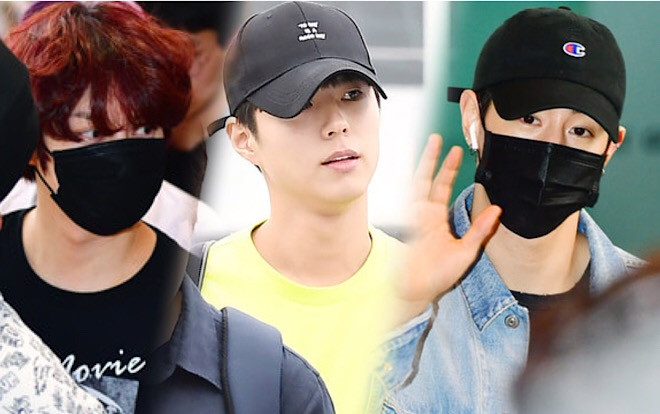 Park Bo Gum nhợt nhạt, thành viên Super Junior bị soi đi dép lê - GOT7 'hớp hồn' tại sân bay Ảnh 2