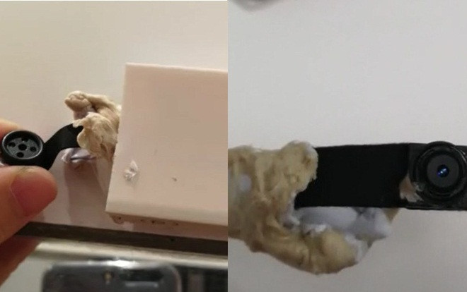 Sửng sốt phát hiện máy quay lén gắn trong phòng thử đồ Ảnh 2