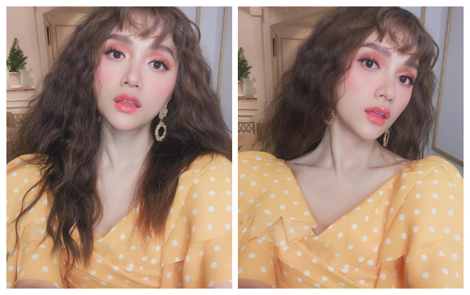 Hương Giang lại thả thính fan với combo tóc xù, má hồng búp bê ngây thơ 'vô số tội' Ảnh 2