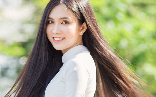 'Bản sao Ngọc Trinh' sở hữu mái tóc nhìn là mê, đạt nhiều thành tích thi sắc đẹp Ảnh 2