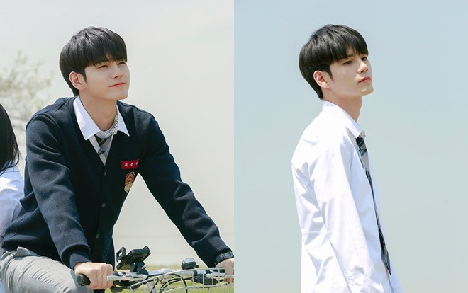 Ngắm tạo hình nam sinh 'đẹp hơn hoa' của Ong Seong Woo (Wanna One) trong phim 'Moments of 18' Ảnh 2