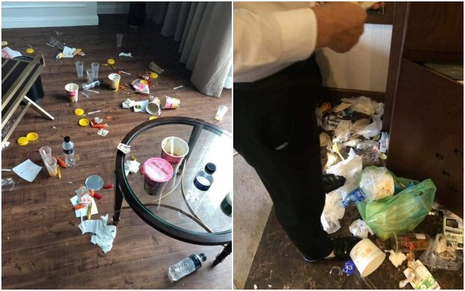 Xôn xao nhóm người thuê phòng khách sạn 5 sao nhưng ăn ở 'bẩn thỉu' khiến dân tình phải lắc đầu ngao ngán Ảnh 2