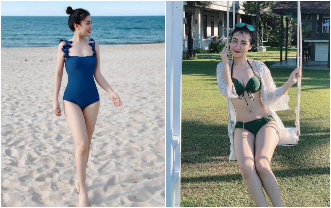 Loạt ảnh bikini xinh đẹp của nữ giảng viên Nghệ An khiến người ta không tin đây là 'bà mẹ 2 con' Ảnh 2