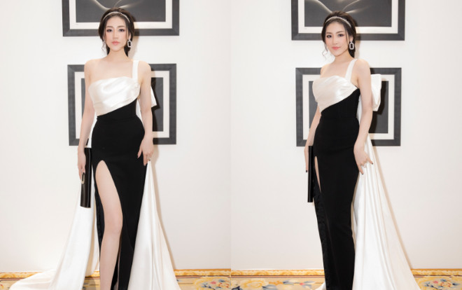 Được khen đẹp hơn sau sinh, Á hậu Tú Anh cuốn hút trong các thiết kế váy sang trọng Ảnh 2