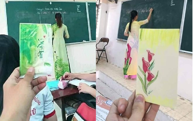 Loạt ảnh thể hiện sự trùng hợp giữa vật dụng học tập với trang phục của giáo viên khiến cộng đồng mạng không khỏi nhịn cười Ảnh 2