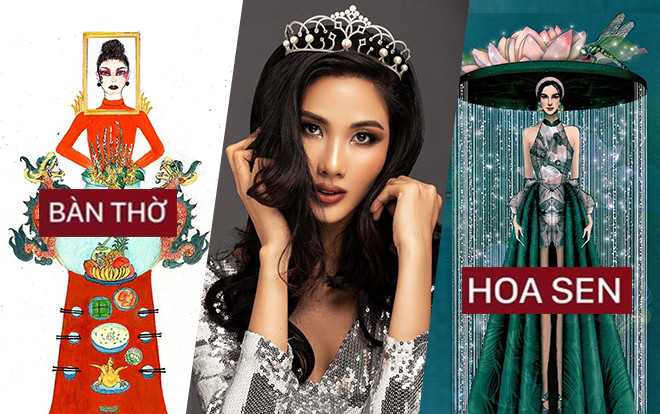 10 thiết kế đang dẫn đầu bình chọn National Costume cho Hoàng Thùy: 'Bàn thờ' vẫn hạng 1? Ảnh 2