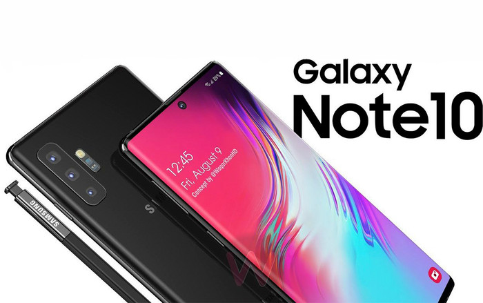 Lộ diện Galaxy Note 10 với thiết kế màn hình Infinity-O, 3 camera đặt dọc ở mặt lưng Ảnh 2