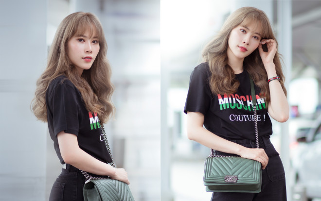 Lăng xê kiểu tóc Lisa - BLACKPINK, Nam Em còn gây chú ý khi diện set đồ gần 200 triệu Ảnh 2