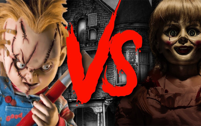 Child's Play tung poster chặt đầu Annabelle Ảnh 2