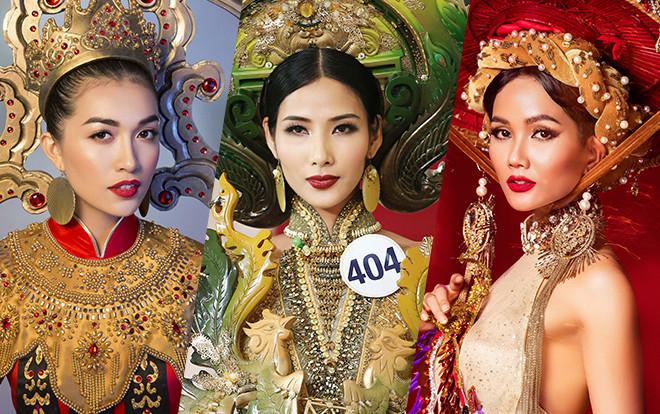 Á hậu Lệ Hằng, NTK Linh San, Thuận Việt cùng H'Hen Niê tìm National Costume cho Hoàng Thùy Ảnh 2