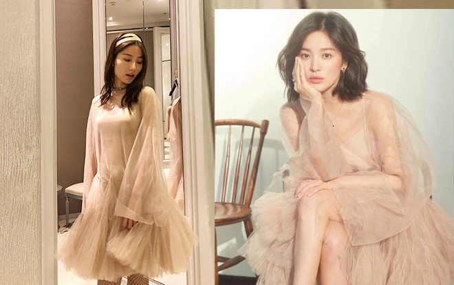 Diễm My 9x đụng hàng Song Hye Kyo trong chiếc váy Dior bồng bềnh ngọt lịm tim Ảnh 2