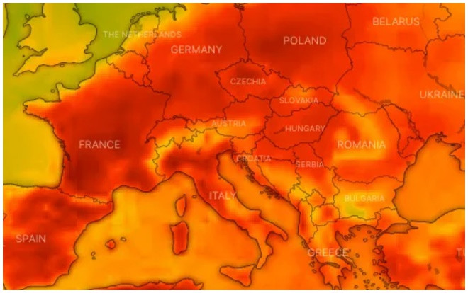 Nắng nóng kỷ lục 'nấu chín' cả châu Âu Ảnh 2