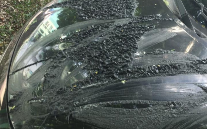 Nghi vấn không gửi xe ở bãi tự phát, hai gia đình bị đổ axit lên ôtô để 'dằn mặt’ Ảnh 2