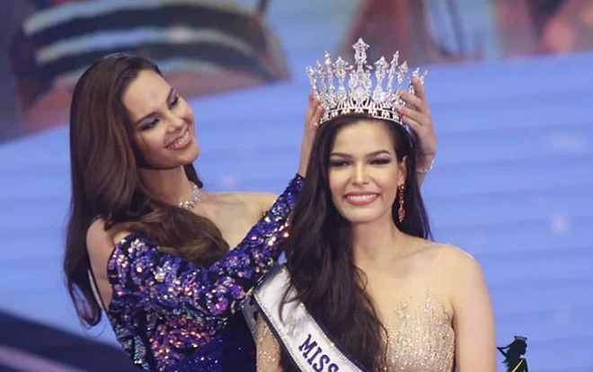 Lộ diện tân Hoa hậu Hoàn vũ Thái Lan - đối thủ đáng gờm của Hoàng Thuỳ tại Miss Universe 2019 Ảnh 2