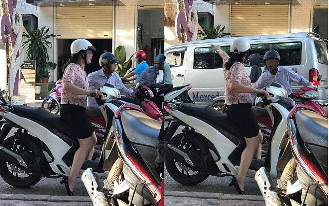 Thấy người đàn ông lớn tuổi hư xe máy giữa đường, người phụ nữ đi xe SH đã có hành động khiến nhiều người cảm động Ảnh 2