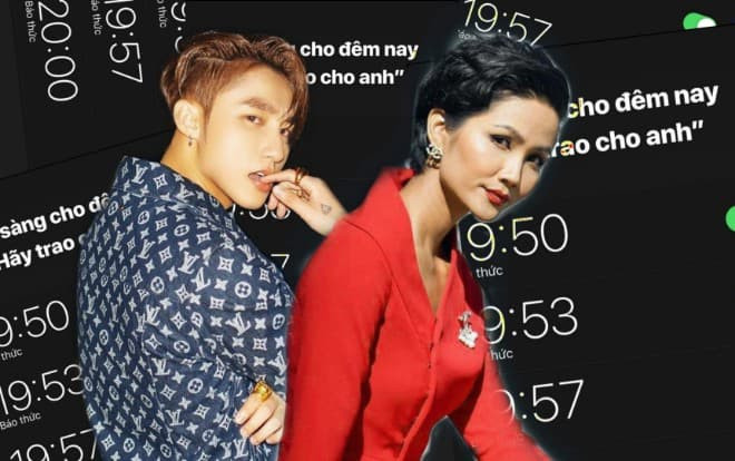 Nhìn cách H'Hen Niê đặt báo thức để xem MV Hãy trao cho anh (Sơn Tùng): Nàng Hậu này cuồng chẳng kém bất kỳ Sky nào! Ảnh 2