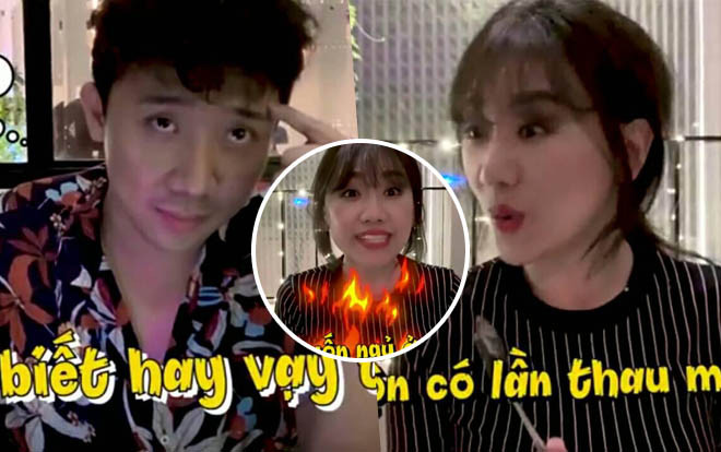 Không đỡ nổi với chùm ảnh phản ứng của Hari Won khi phát hiện Trấn Thành đọc nhầm tên bài hát Ảnh 2