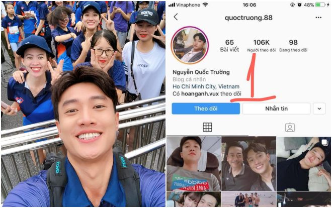 'Nhọ' như Quốc Trường: Bị giả mạo Instagram nhưng followers hàng 'fake' lại cao hơn cả hàng 'chính chủ' Ảnh 2