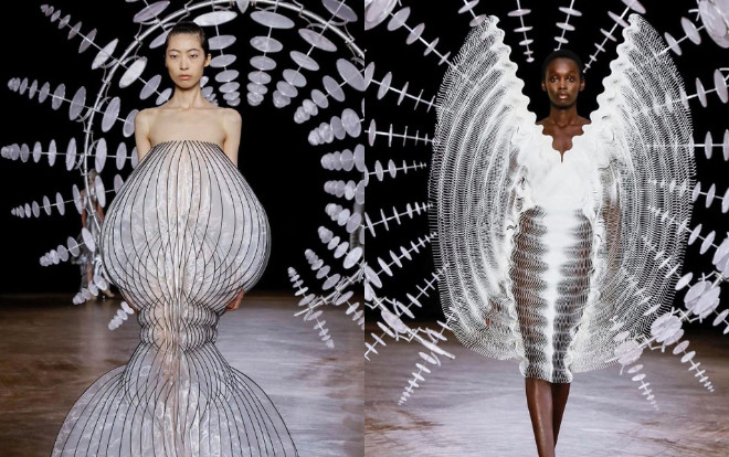 Ứng dụng 3D chuyển động đẹp diệu kỳ trong các thiết kế của phù thủy thời trang Iris van Herpen Ảnh 2