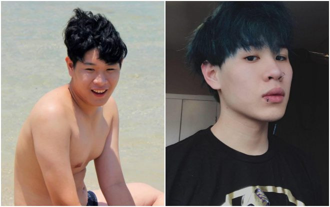 Bị so sánh với người em sinh đôi vì mập hơn, nam sinh quyết định giảm cân và đổi 180 độ phong cách ăn mặc Ảnh 2