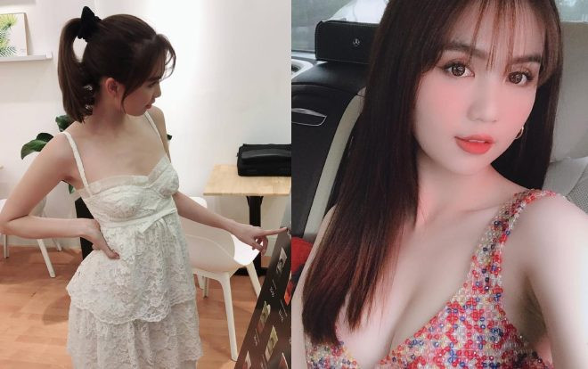 Tò mò với vòng 1 của Ngọc Trinh: Lúc căng 'tràn bờ đê', khi lép kẹp xập xệ? Ảnh 2