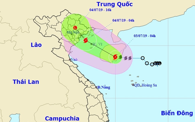Bão số 2: Gió giật cấp 11, tâm bão hướng vào Hải Phòng Ảnh 2