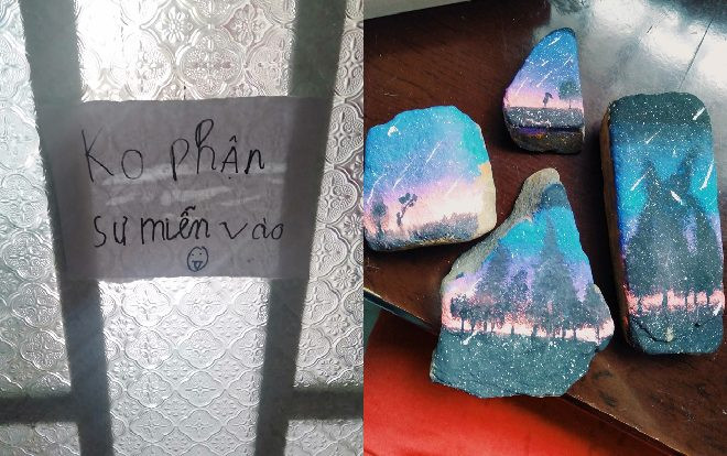 Nữ sinh Đắk Lắk tạo nên ‘tuyệt tác’ trên đá khiến cộng đồng mạng trầm trồ ngưỡng mộ Ảnh 2