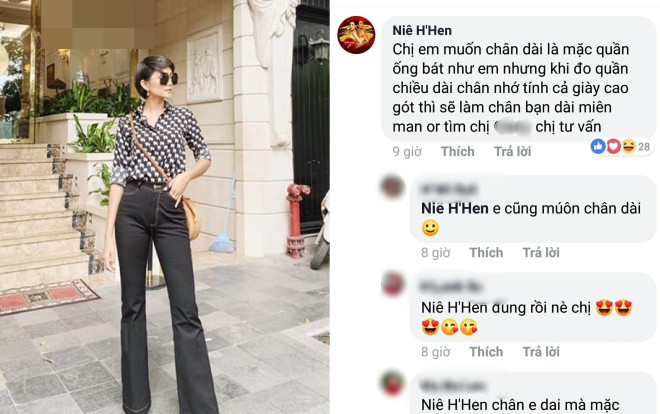 Không chỉ mặc quần đẹp miễn chê, H'Hen Niê còn tận tình tư vấn cách kéo chân cho chị em thế này Ảnh 2