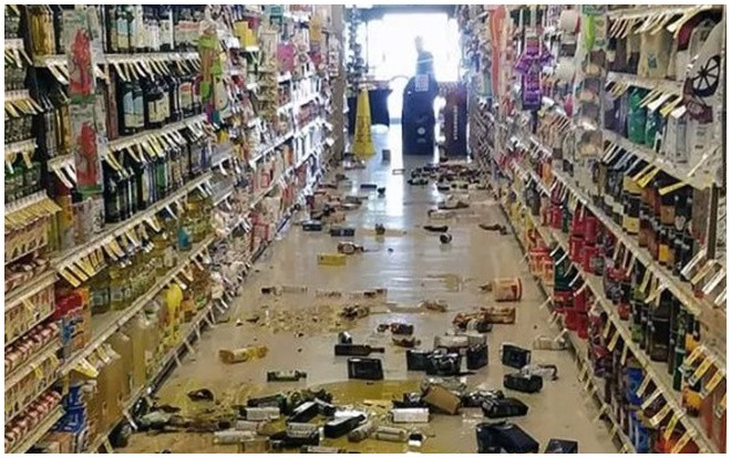 California hứng động đất dữ dội nhất trong vòng 20 năm qua vào đúng Quốc khánh Mỹ Ảnh 2