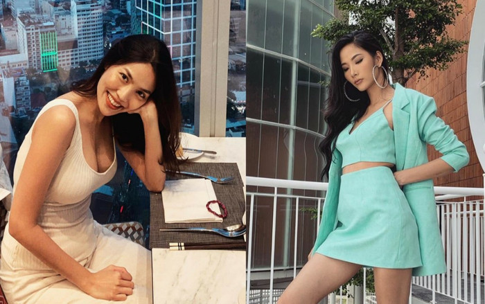 Lan Khuê khoe dáng nuột khi mang bầu 5 tháng, Hoàng Thùy diện váy ngắn, croptop tôn hết combo chân, eo 'mịn mượt' Ảnh 2