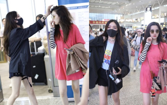 Tống Tổ Nhi vui mừng chạy đến Lâm Doãn ở ga đường sắt cao tốc, hình tượng nữ thần bị hủy hết một nửa? Ảnh 2