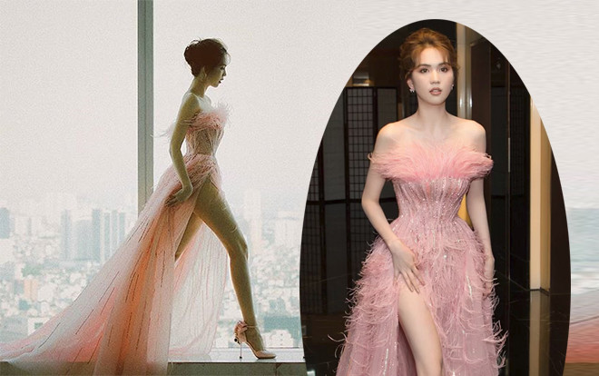 Vẫn là váy xẻ cao tận xương hông nhưng không ai còn dị nghị Ngọc Trinh được nữa Ảnh 2