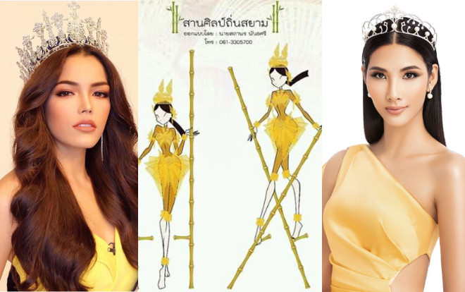 Bộ trang phục dân tộc được fan Thái Lan vote 'điên đảo' để càn quét Miss Universe, Hoàng Thùy đã biết chưa? Ảnh 2