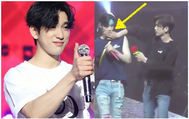 Jinyoung (GOT7) đã trộm nụ hôn từ Mark để gửi lại cho fan Ảnh 2