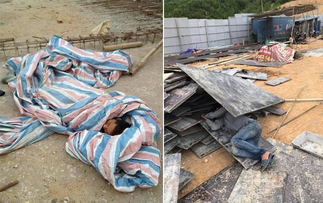 Khi bạn còn kêu than cuộc đời này mệt mỏi, hãy nhìn những giấc ngủ vội của công nhân giữa công trường để thấy mình còn may mắn ra sao Ảnh 2
