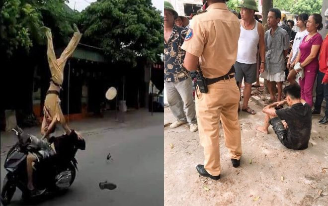 Thượng uý CSGT bị ‘quái xế’ 16 tuổi hất văng lên trời đa chấn thương, gãy tay Ảnh 2