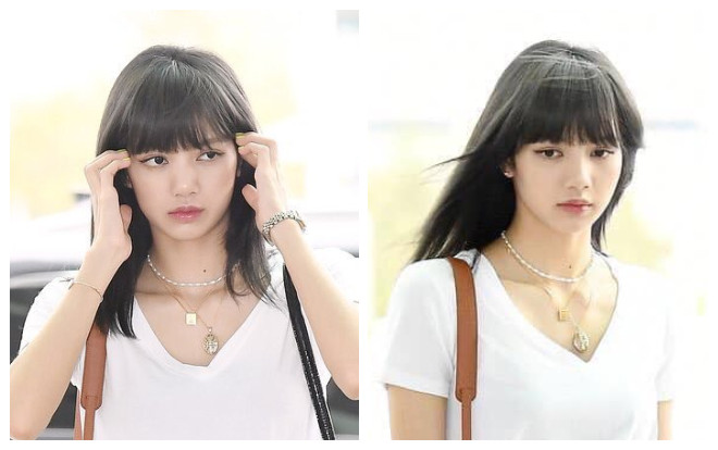 Lisa (BlackPink) gây náo loạn sân bay với mái tóc mới nhuộm màu đen xinh lung linh như búp bê Ảnh 2