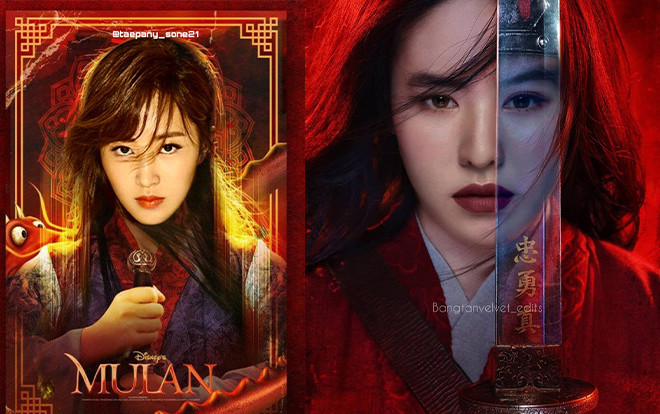 Loạt ảnh các Idol Kpop trong poster 'Mulan' Live-Action: Yuri (SNSD) giống đến bất ngờ Ảnh 2