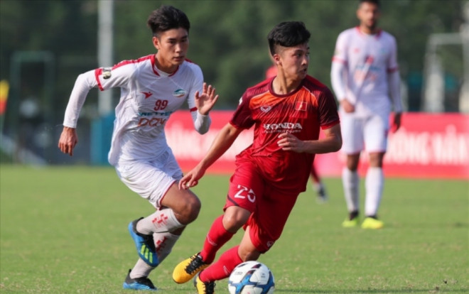 Clip Martin Lo kiến tạo giúp U22 Việt Nam 'xé lưới' U18 Việt Nam Ảnh 2