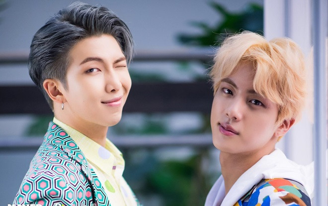 Sự ăn ý và tin tưởng của cặp đôi Leader RM và anh cả Jin của BTS Ảnh 2