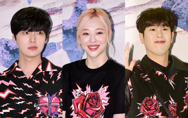 Ahn Jae Hyun như trai chưa vợ, Sulli và P.O (Block B) duyên dáng đáng yêu tại sự kiện Ảnh 2